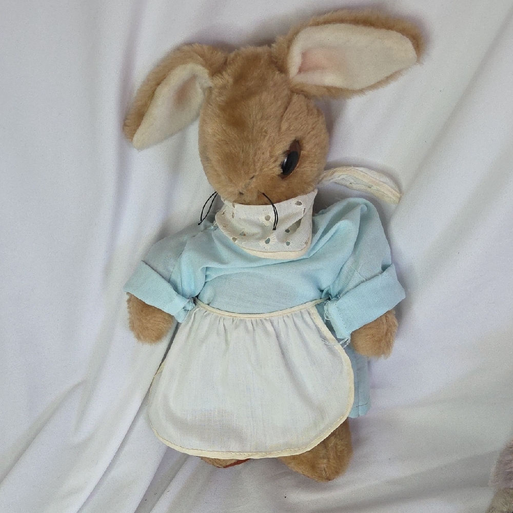 Beatrix Potter Peter Rabbit Mother Bunny Plush Vintage 1960s Eden Easter